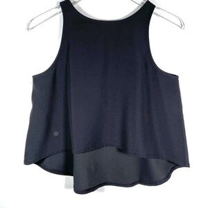 Lululemon Athletica Black Asymmetrical Sleeveless Tank